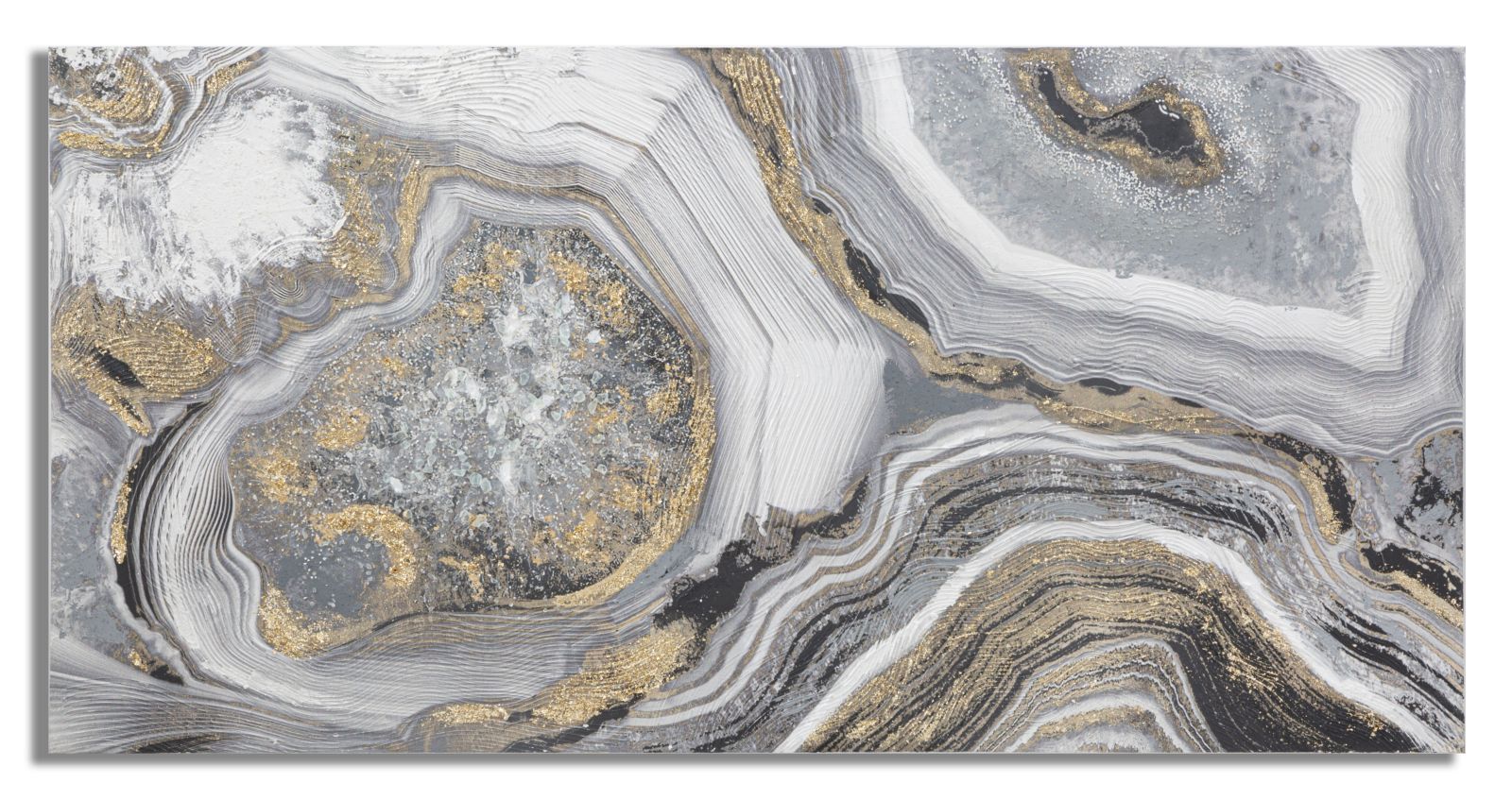 Dipinto su Tela Cave 120x3,8x60 cm in Legno di Pino e Canvas Multicolor