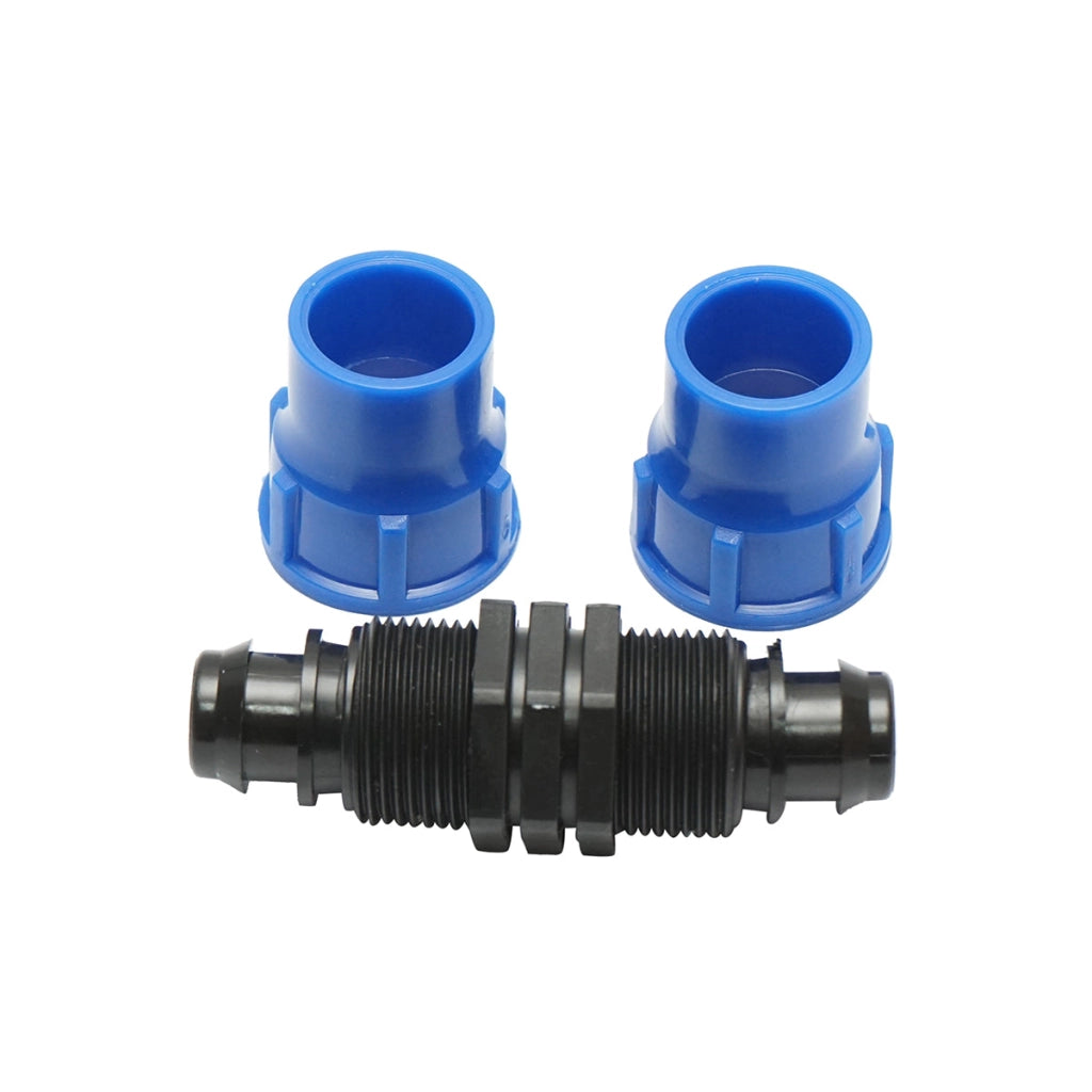 Giunto di collegamento uguale per tubo di gocciolamento D20x20mm per sistemi di irrigazione