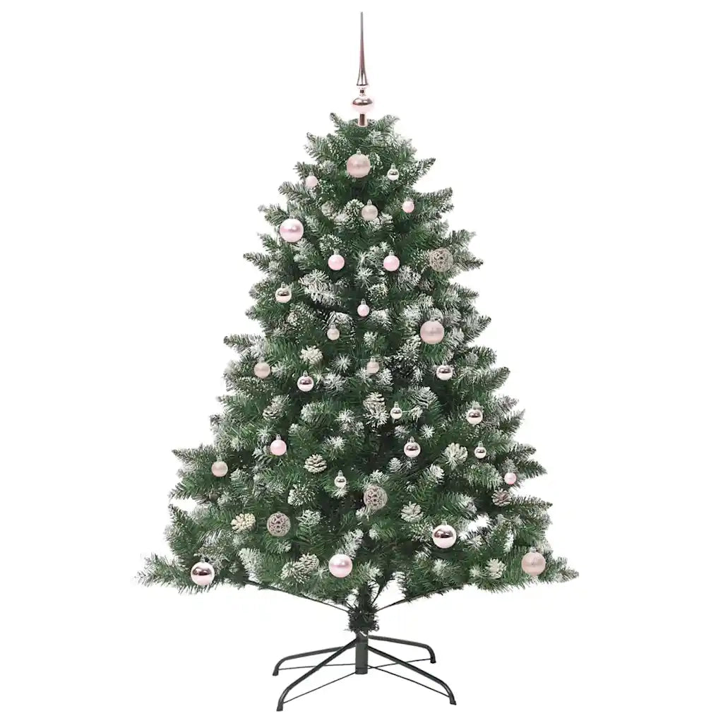 Albero di Natale artificiale con 150 LED Verde 150 cm 3395223
