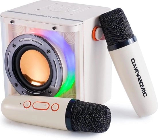 Karaoke con due microfoni - diffusore Bluetooth per karaoke per bambini - giocattolo elettronico - regali per bambini dai 3 ai 15 anni - WIT