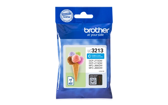 Brother LC3213C cartuccia d'inchiostro 1 pz Originale Resa elevata (XL) Ciano