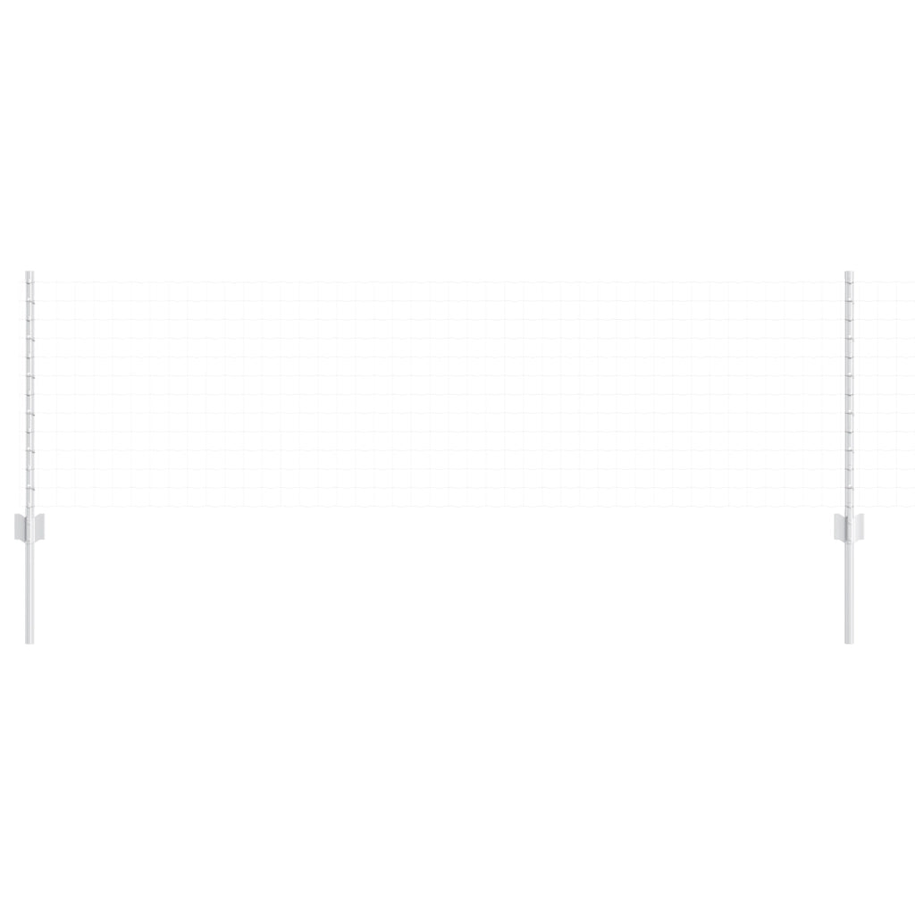 Pali per Recinzione 11 pcs U-Channel 80 cm Acciaio Zincato