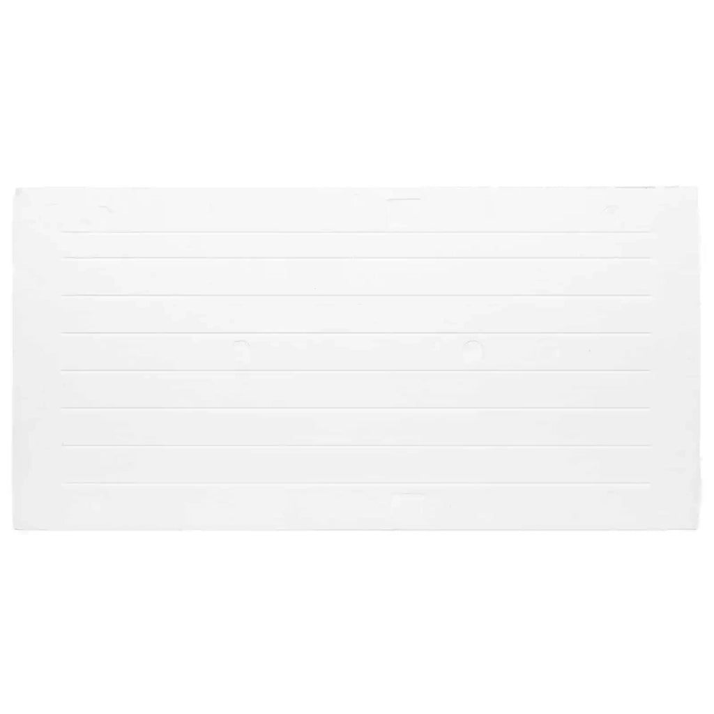 Pannelli da parete 10 pcs Grigio chiaro e bianco 100 x 50 cm