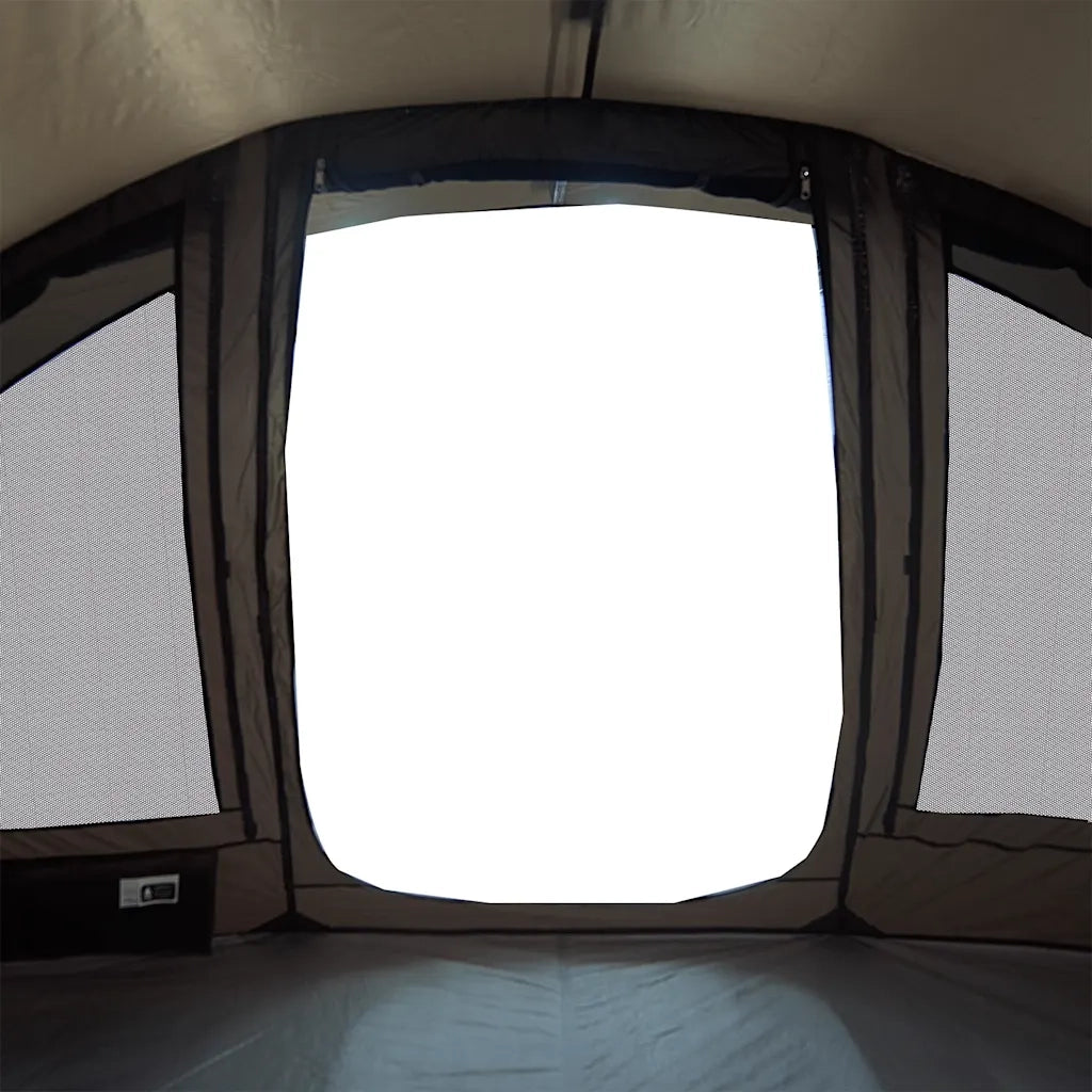 Tenda da Pesca per 5 Persone Marrone Impermeabile