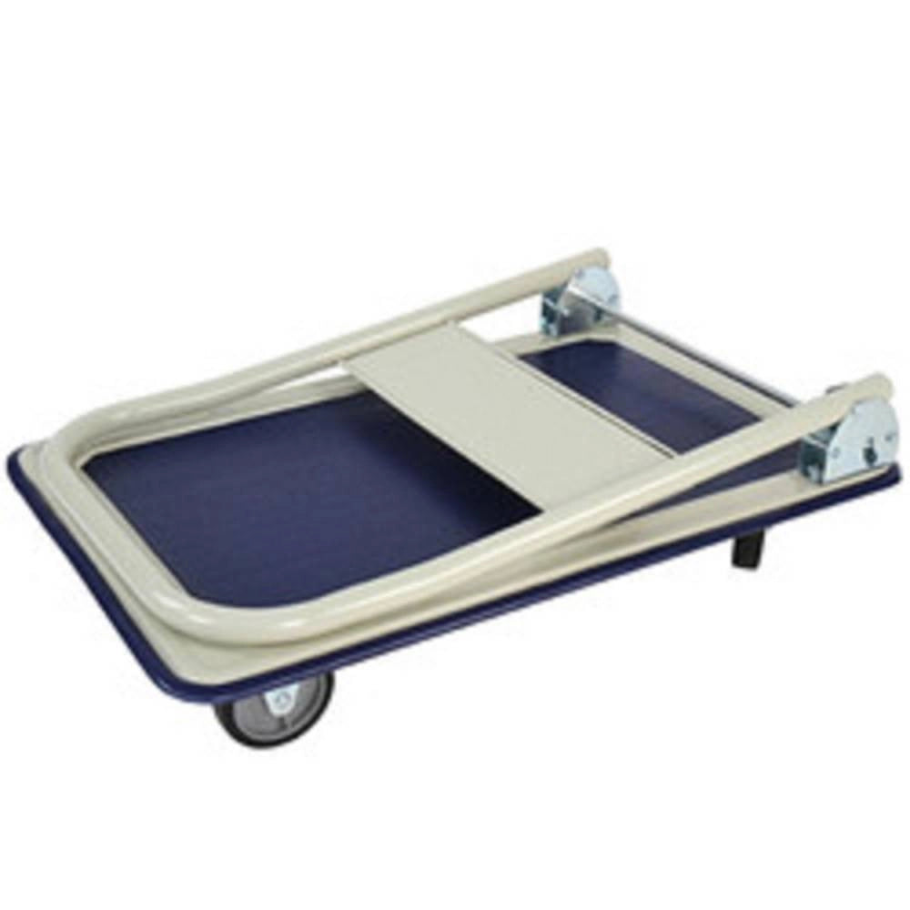 Trade Shop - Carrello Porta Pacchi Professionale Portatile Pieghevole Portapacchi 4 Ruote 150kg -