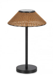 Lampada Tavolo Acciaio Nero Outdoor Solare Moderna - TRANQUIL