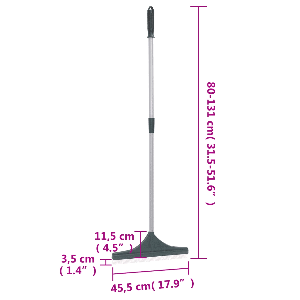 Rastrello per Erba Artificiale Verde Scuro 131 cm in PP 364823
