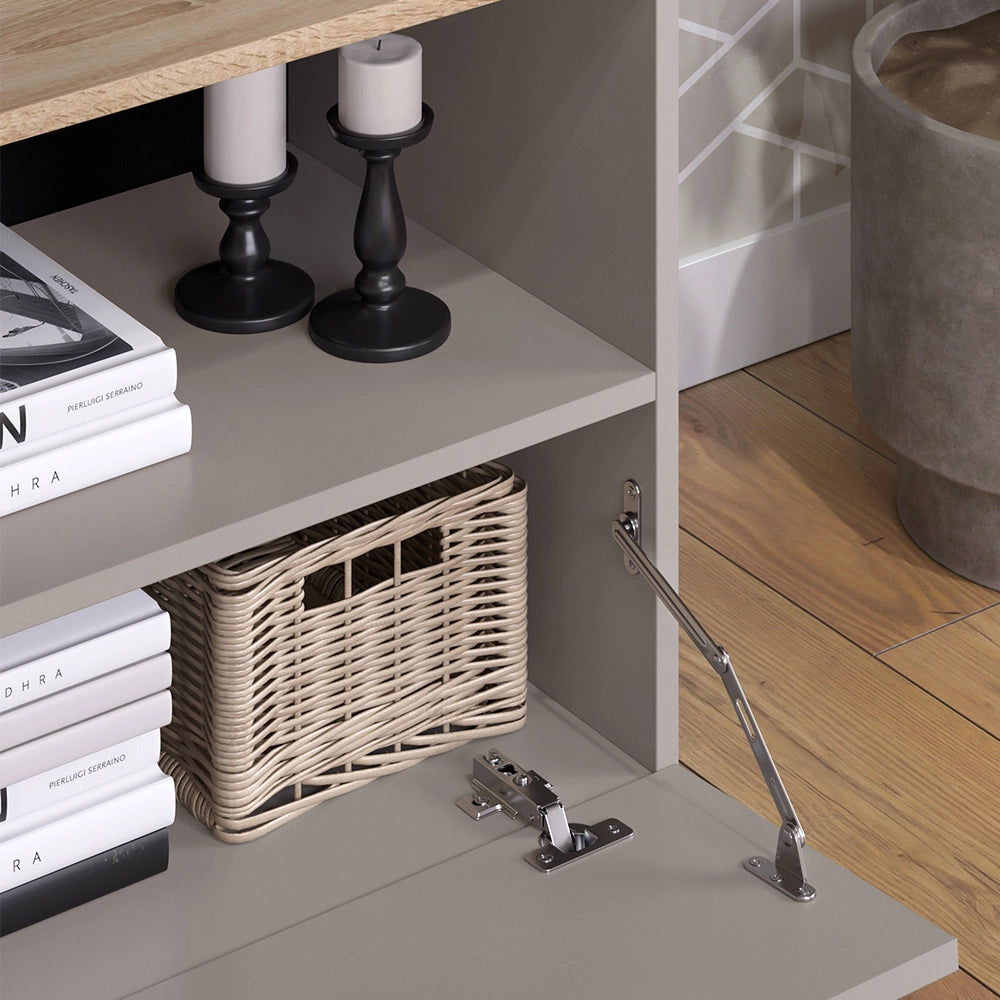 Vicco Credenza Grigio 60 x 50 cm con patta