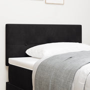 Testiera LED  in velluto nera 80 cm con bottoni