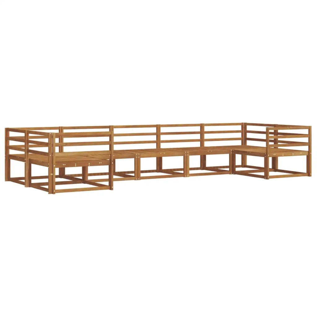 Set di divani da esterno 7 pcs Naturale 3368087