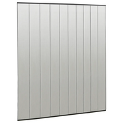Zanzariera per Porta con 10 Sezioni a Rete Nera 240x240 cm 148712