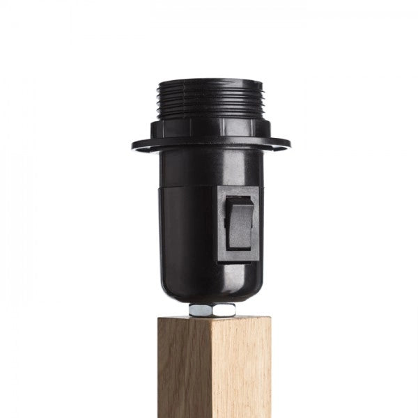 WOODY piedistallo da tavolo Rovere 230V E27 25W