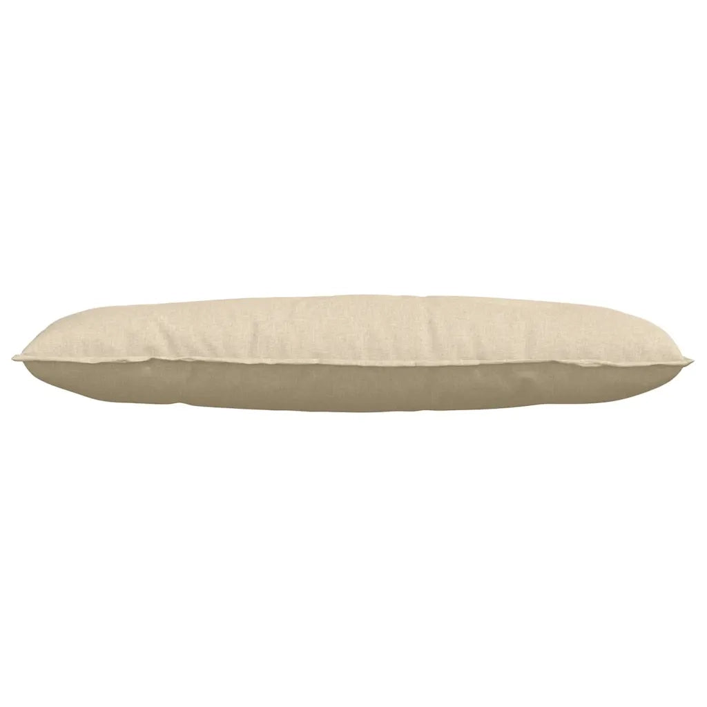 Cuscino per Schiena | Cuscino dorsale Crema 120 x 19 x 50 cm Tessuto