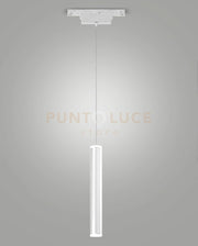 SOSPENSIONE BIANCA CILINDRICA PER SERIE ERMES LED 3000K 720LM 7,5W DIMMERABILE DALI