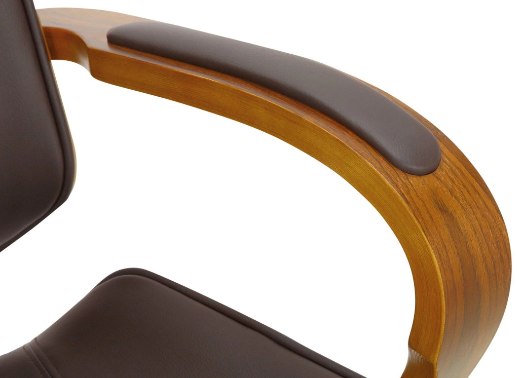 Sedia da ufficio Dayton Noce/marrone