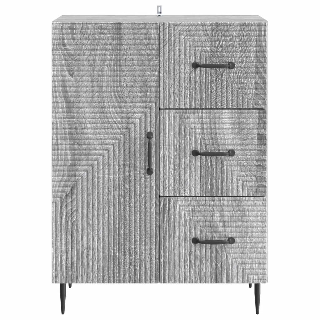 Credenza Grigio Sonoma 66 x 34,5 x 89,5 cm Legno ingegnerizzato