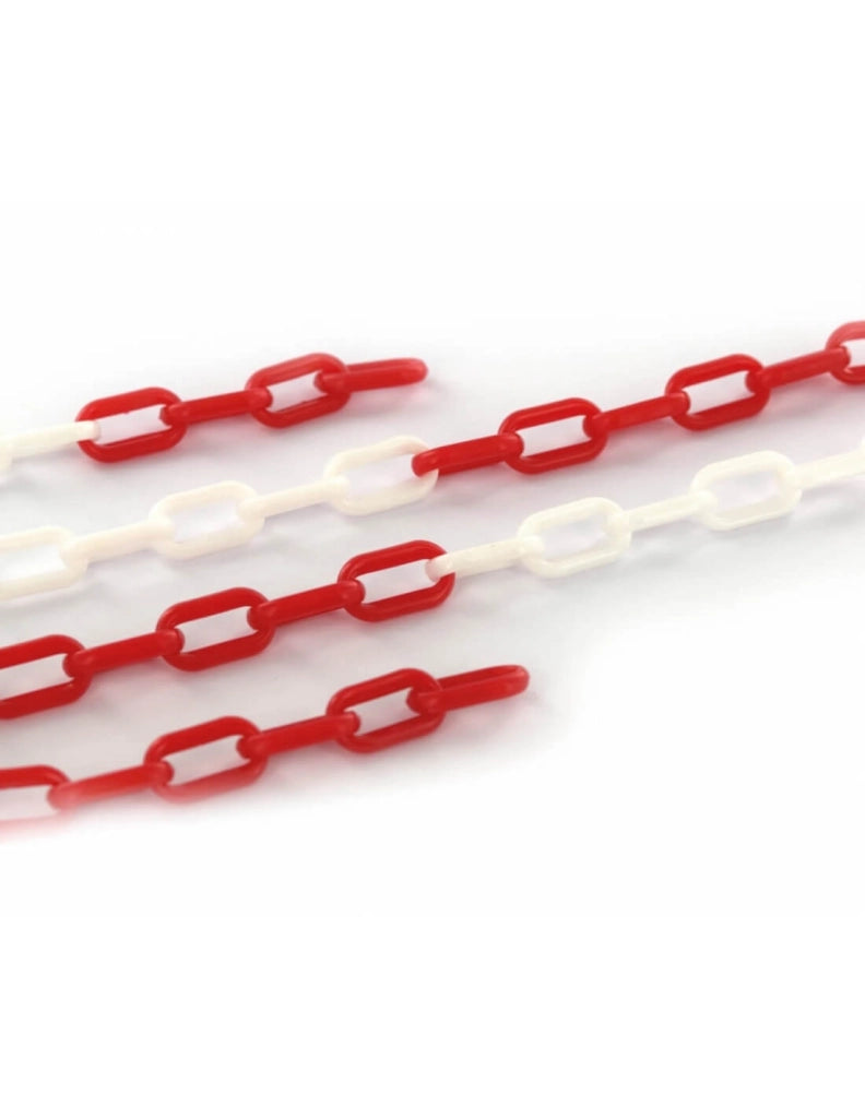 Catena di segnalazione Ø 6 mm, lunghezza 2,50 m, rossa e bianca – THIRARD