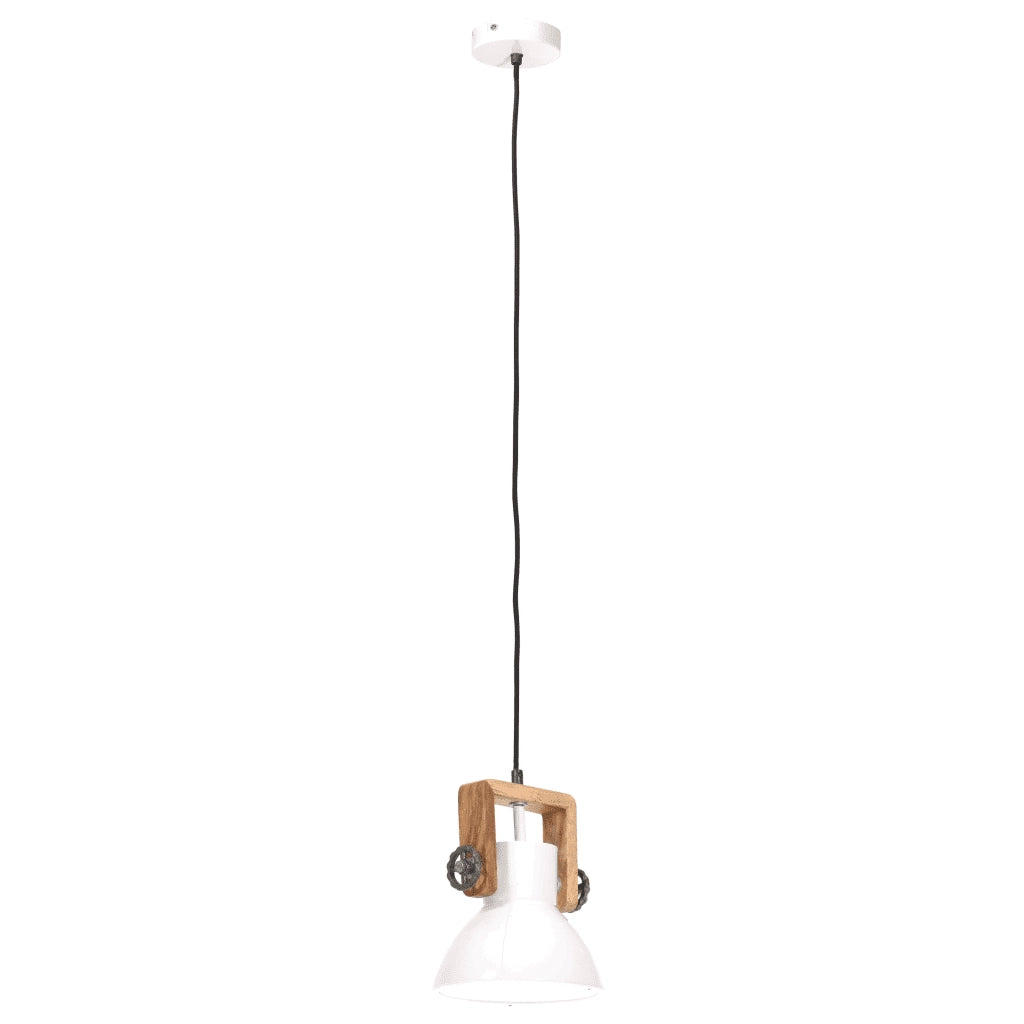 Lampada a Sospensione Industriale 25 W Bianca Rotonda 19 cm E27 CFW5103197