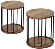 Scaffolding multifunzionale con superficie antiscivolo - Struttura in legno e metallo - 1 pezzo