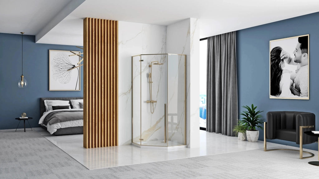 Piatto Doccia Acrilico Rea Diamond 90x90