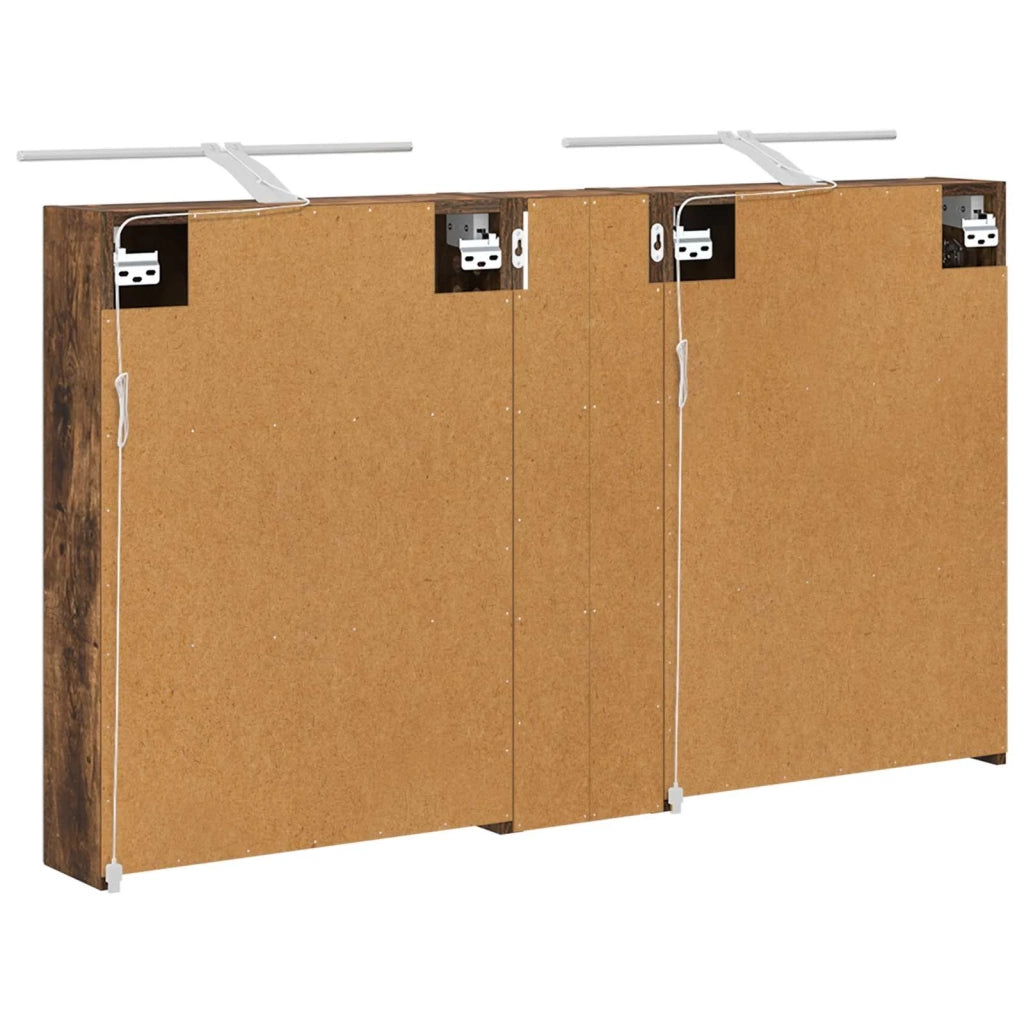 Set di Armadi da Bagno con lo scaffale 3 pcs 120 x 14,5 x 70 cm