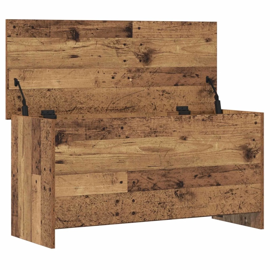 Cassa di stoccaggio Legno antico 100 x 40 x 50 cm 8011273