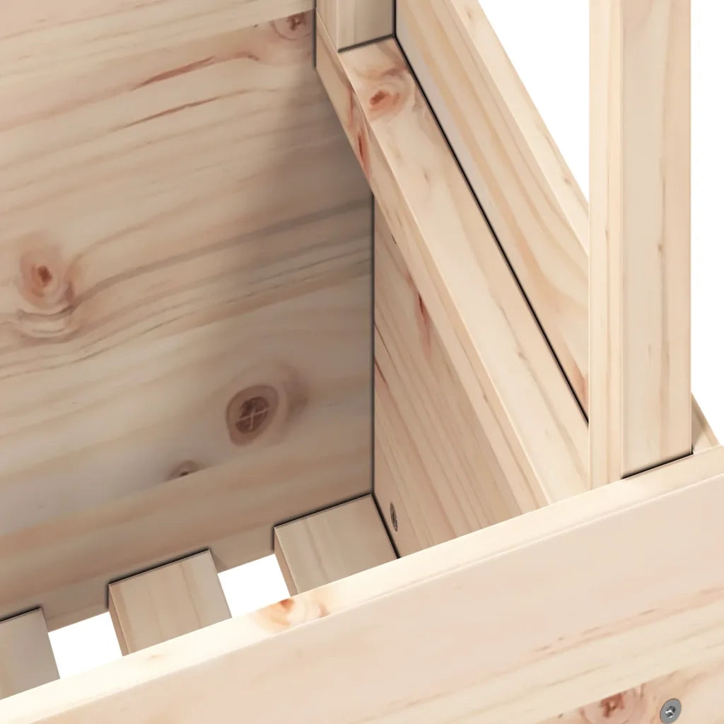 Tavolino da Giardino-Tavolo da Esterno 100x50x75 cm in Legno Massello di Pino