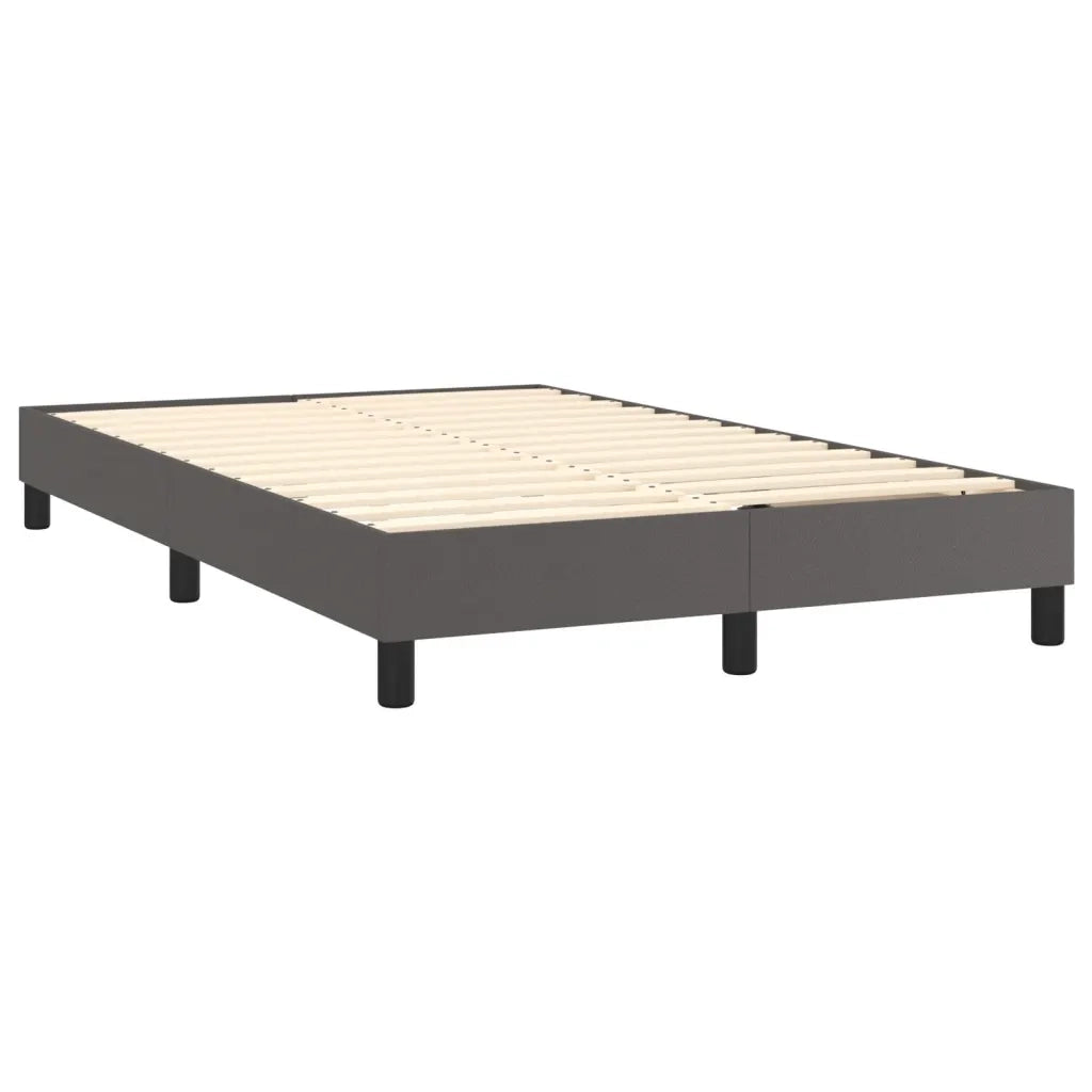 Struttura Letto a Rete a Molle Grigio 120x200 cm in Similpelle 3120692