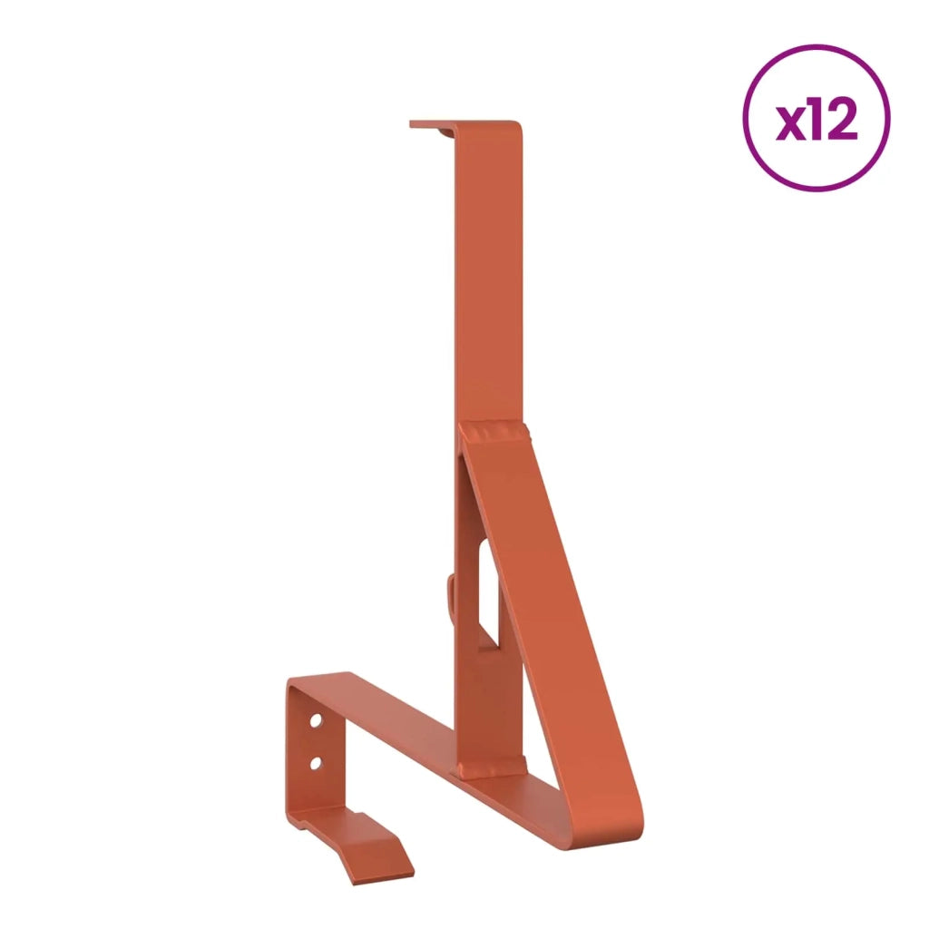 Supporto per guardia della neve 12 pz Rosso 29,5 x 3 x 34,5 cm CFW6031835