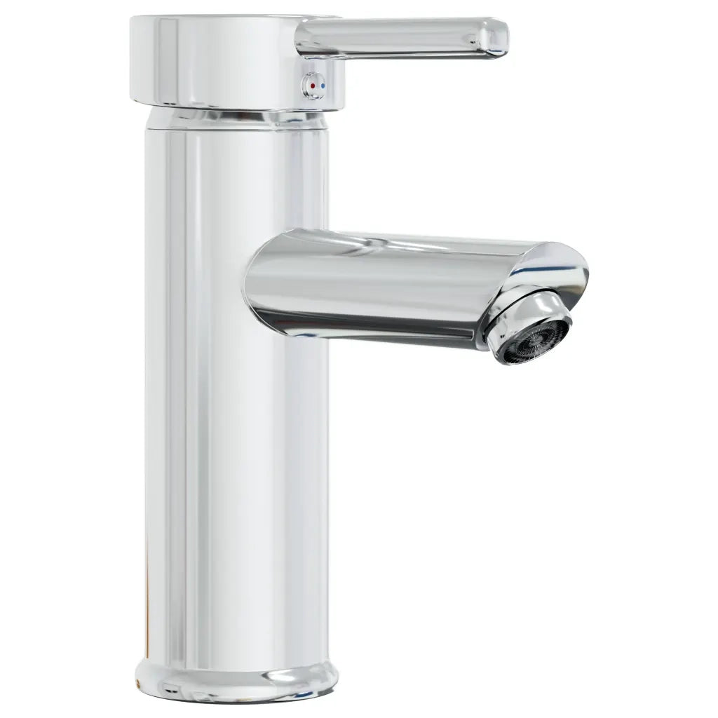 Lavabo da Incasso con Rubinetto 61x39x18 cm in Ceramica Bianco 148624