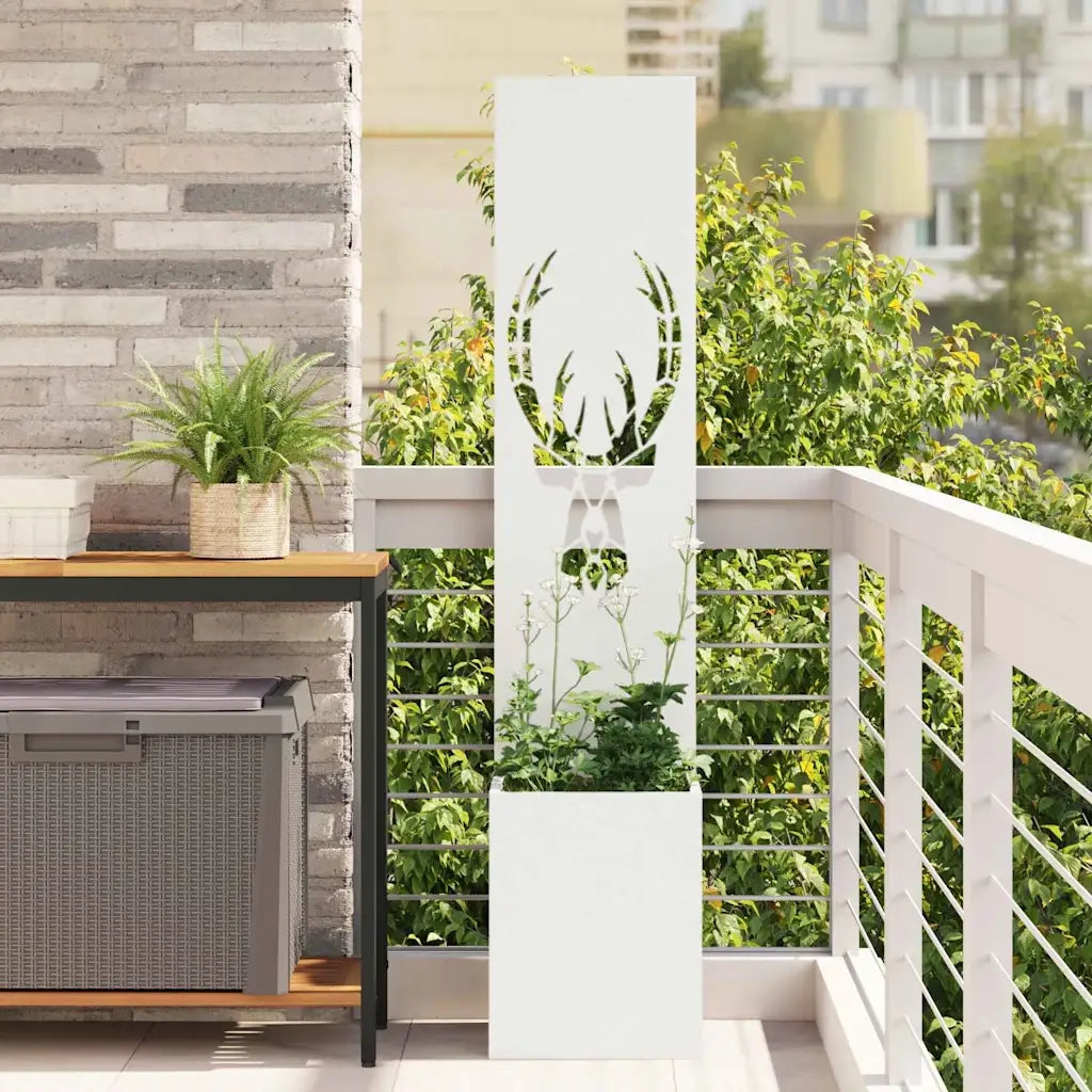 Schermo per privacy in giardino Bianco 32 x 32 x 150 cm CFW6141431