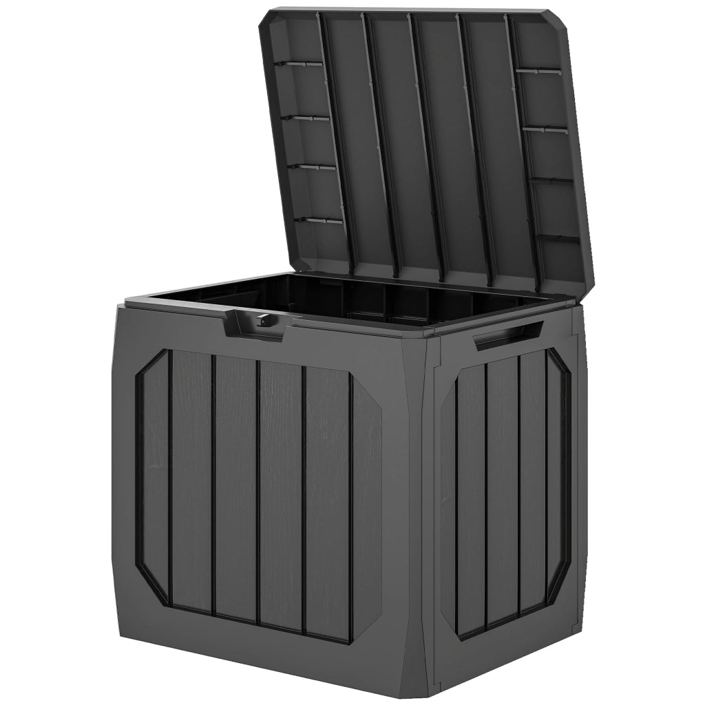 Contenitore da Giardino 121L ¨C Xylo ¨C Esterno Nero 56x45x53cm