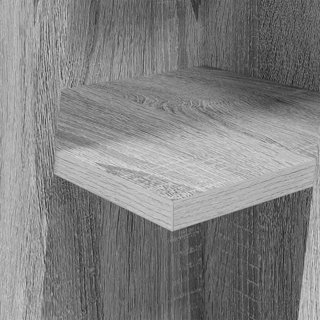 Mobile angolare Grigio Sonoma 27,5x27x102cm Legno multistrato 889851
