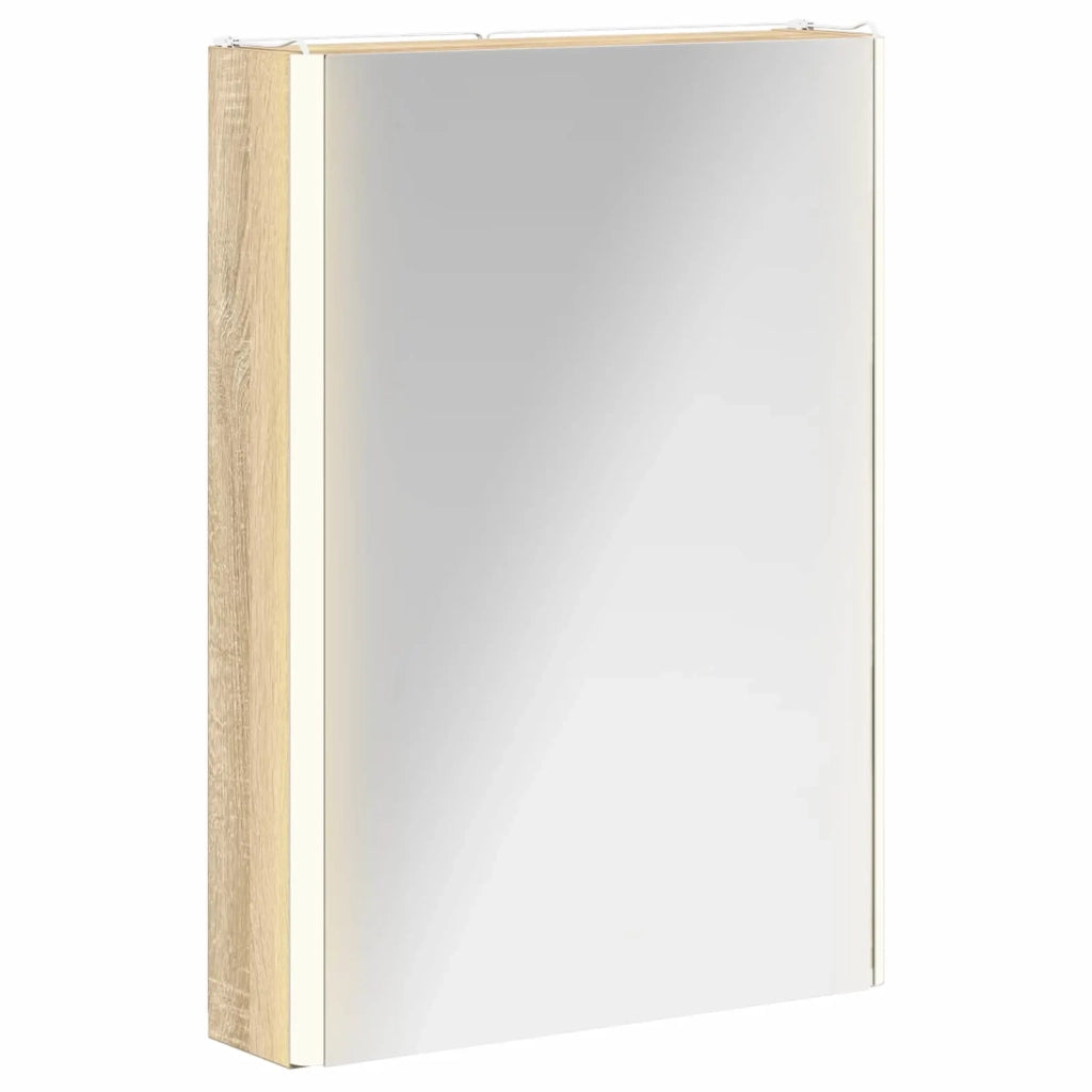 Mobiletto per specchio da bagno Rovere Sonoma