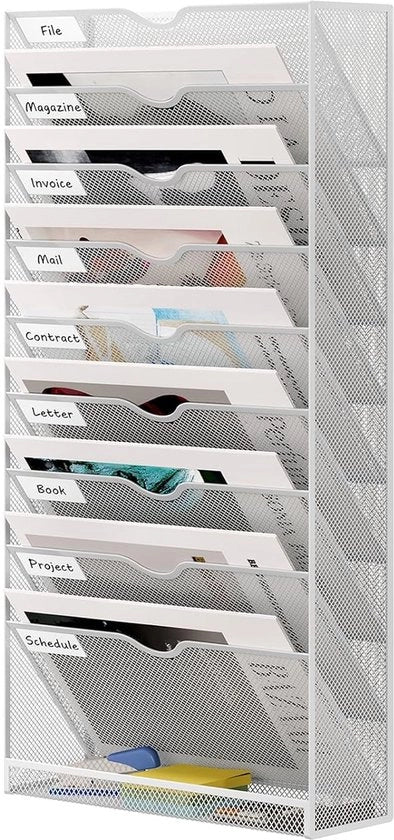 Borsa per lettere - organizzatore di documenti stile - 1 pezzo - metallo di alta qualità