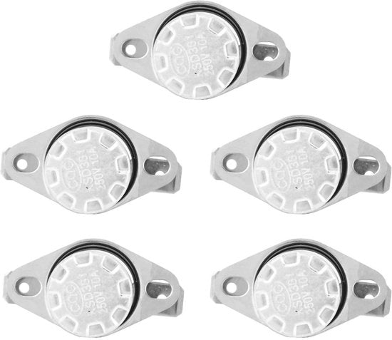 Termostato - Regolazione temperatura - Alta precisione - Formato compatto - Interruttore termico - Adatto per biciclette - 5 pezzi