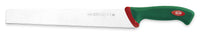 Coltello per Salumi e Formaggi Lama 30 cm Manico Antiscivolo Sanelli Premana Verde/Rosso