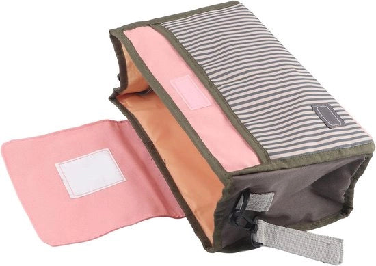 Organizzatore di stiva per passeggini - Universale multifunzionale - Rosa - Per passeggiate con passeggini.