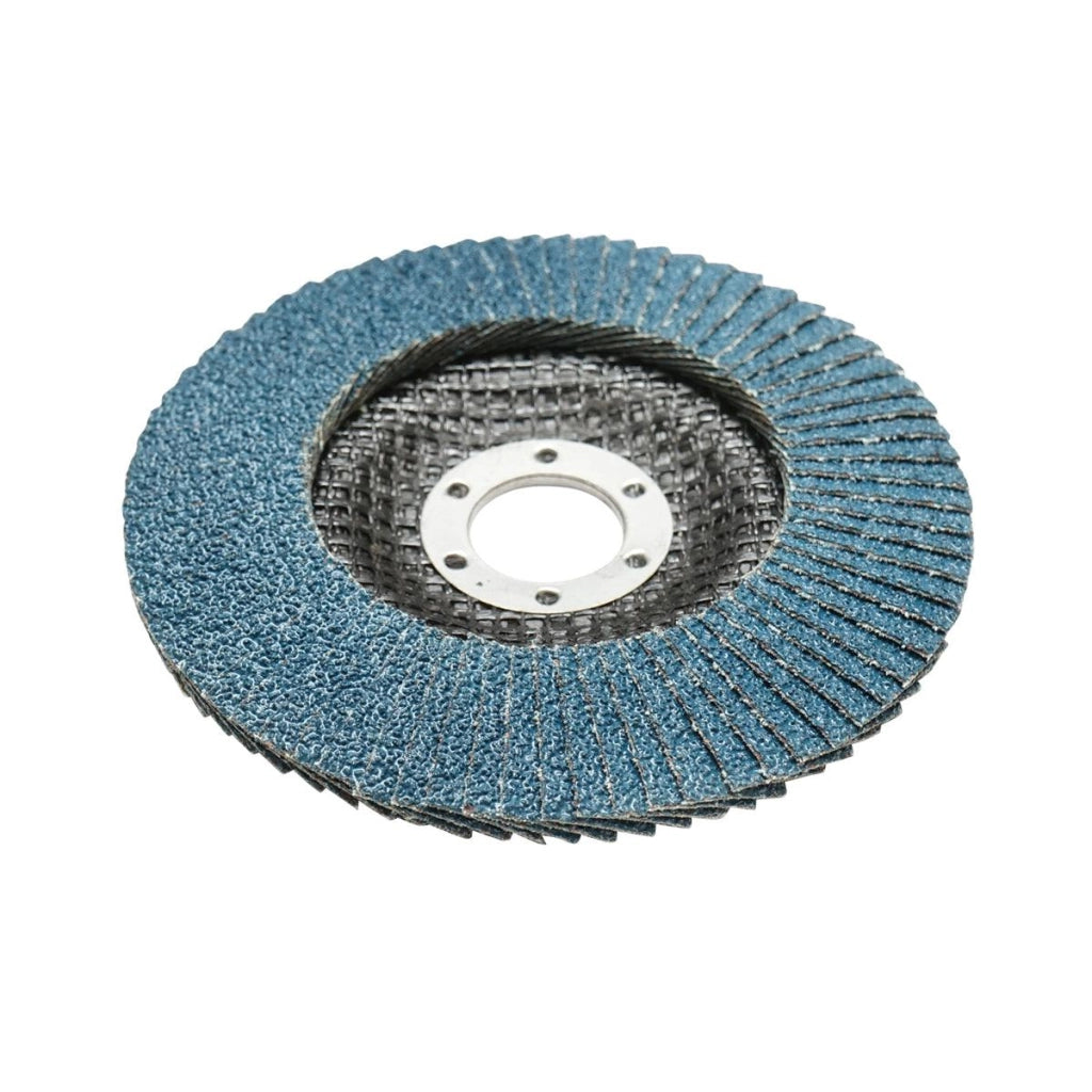 10 Dischi Lamellari Zirconio 125mm P40 per Acciaio INOX Metallo, Dischi Abrasivi, Disco Lamellare Breckner Germany