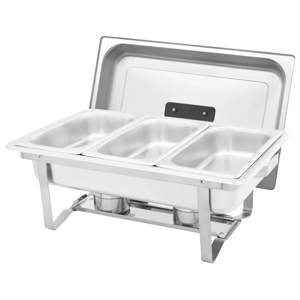 Set 3 pz Teglie Scaldavivande in Acciaio Inossidabile CFW8530968