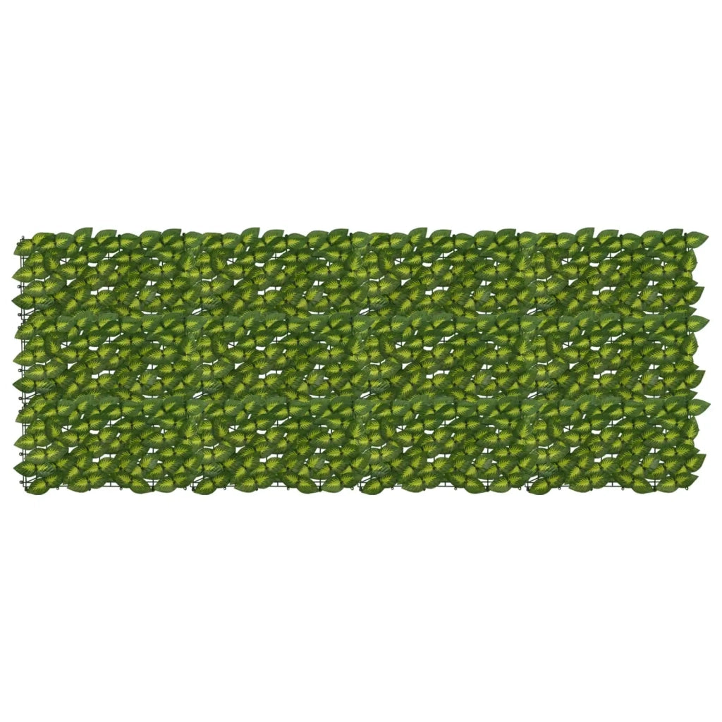 Schermo per balcone con foglie-Pannello per balcone Verde e Giallo 200 x 75 cm 396787