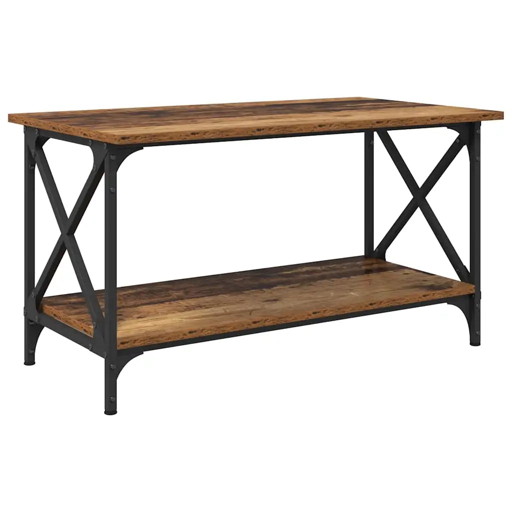 vidaXL Tavolino da salotto Legno vecchio 80 x 45 x 45.5 cm