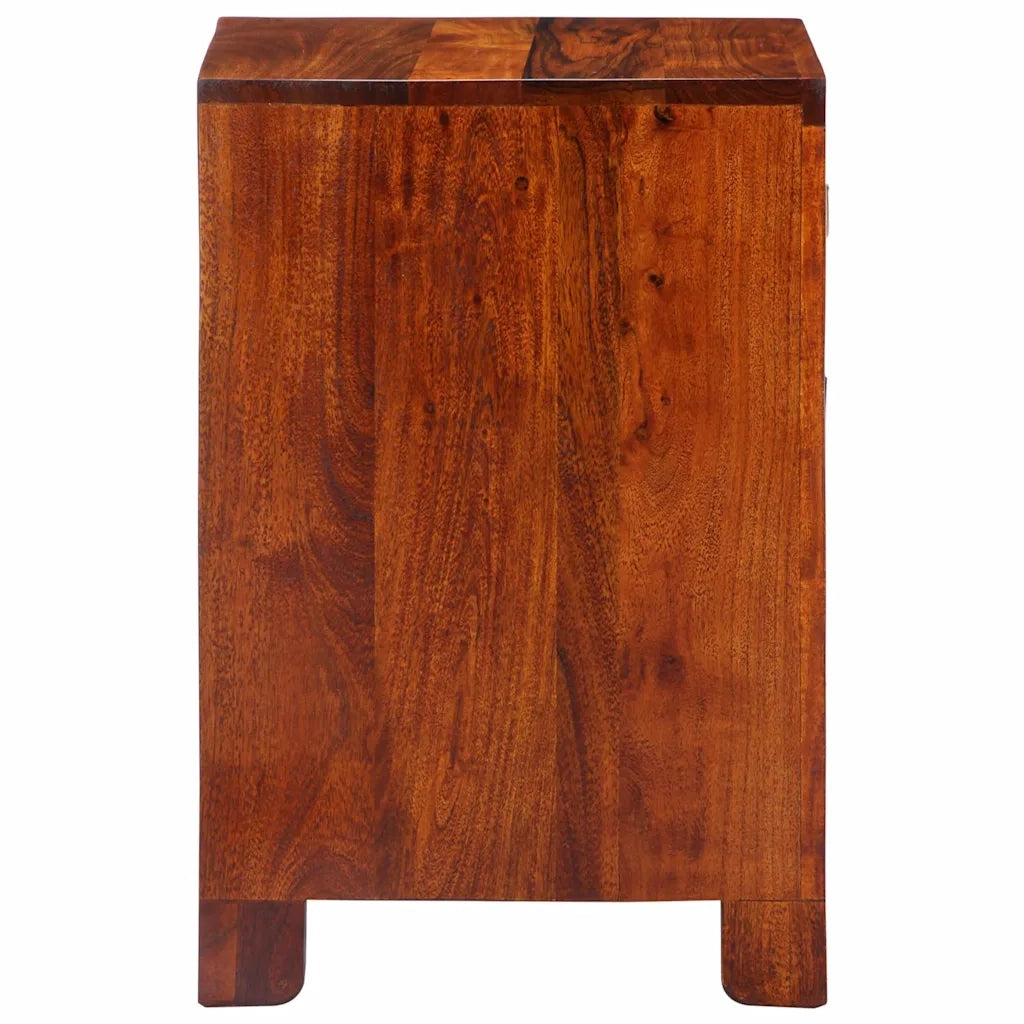 Comodino 40x40x60 cm in Legno Massello di Acacia 4016491