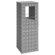 Cesto a Gabbione a Torre 50x50x140 cm in Ferro cod mxl 77096