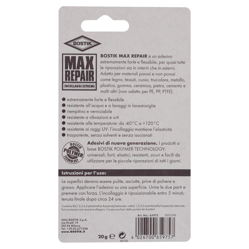 Colla Max Repair Bostik 20 Gr