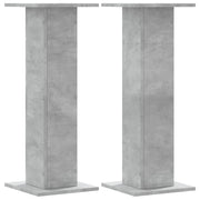 Supporti per piante | Sostegno per piante 2 pz Grigio Cemento 30x30x80 cm Truciolato