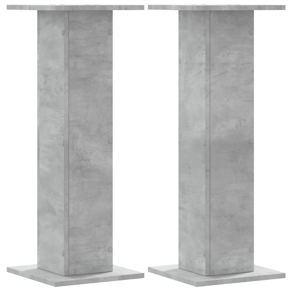 Supporti per piante | Sostegno per piante 2 pz Grigio Cemento 30x30x80 cm Truciolato