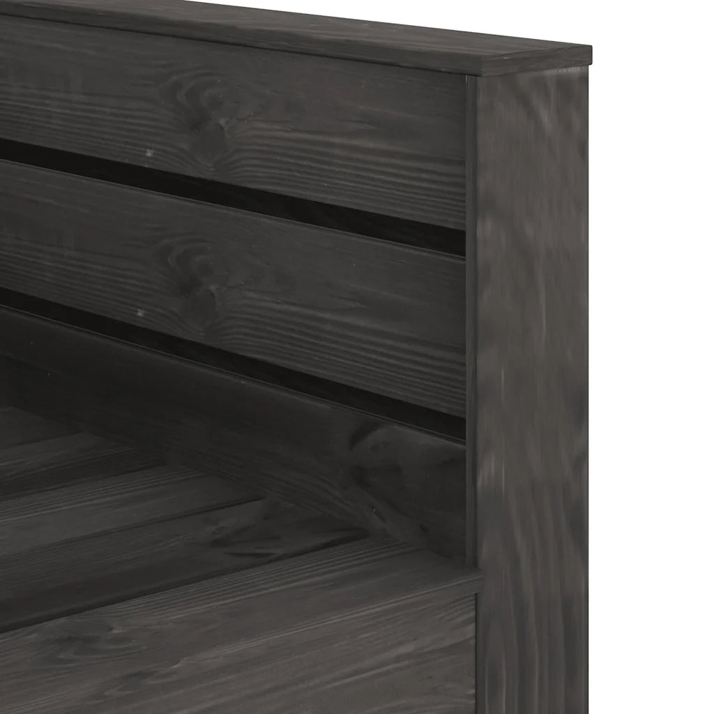 Set Divani da Giardino su Pallet 2 pz | Set Salotto da Giardino in Pino Impregnato Grigio