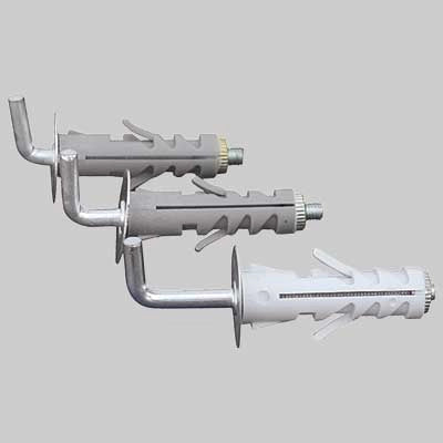 TASSELLO NYLON - Ø 12 mm 45 gancio medio - 10 pezzi - NOBEX