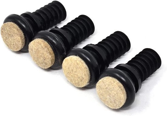 Componenti di supporto per mobili - Gomme di attrito per ruote - Per mobili con ruote da 4 pezzi